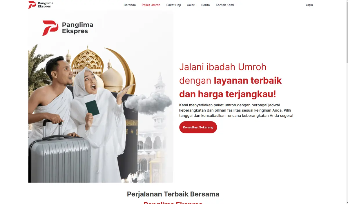 Screenshot of Panglima Ekspres